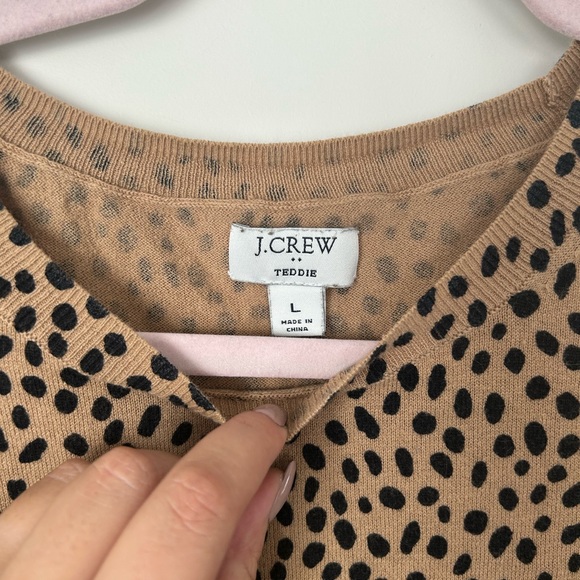 J Crew Leopard Print Sweater - Picture 2 of 3